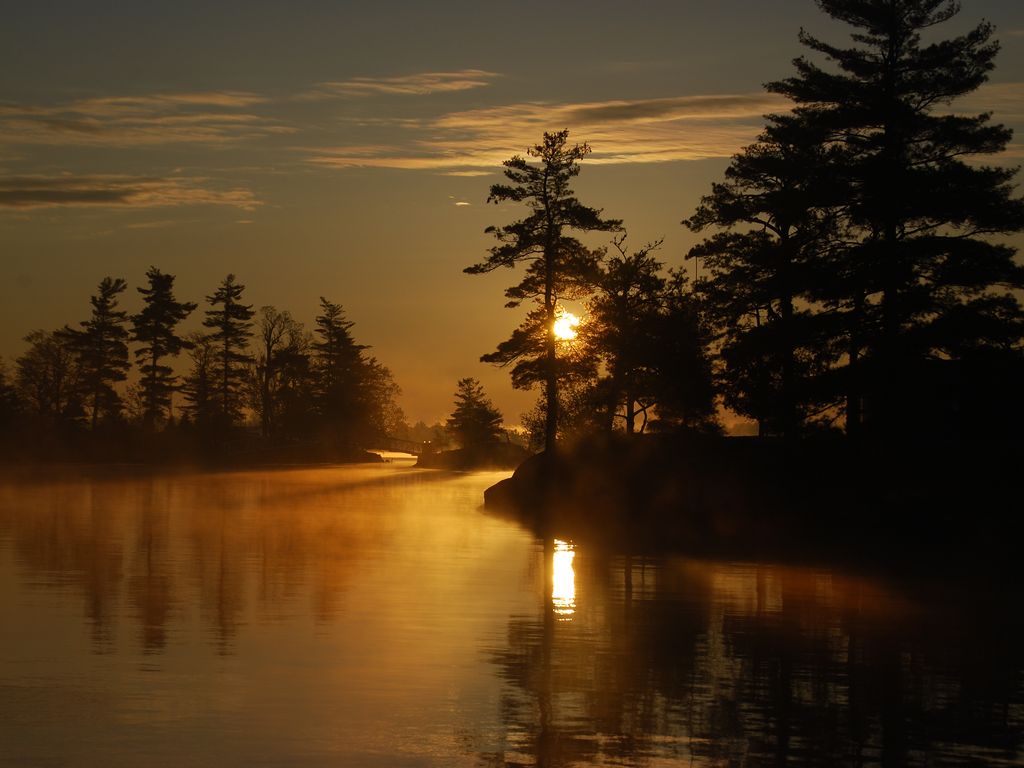 morning sunrise from the deck