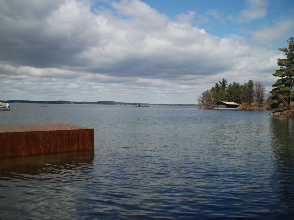 This is view from the dinning room and front deck