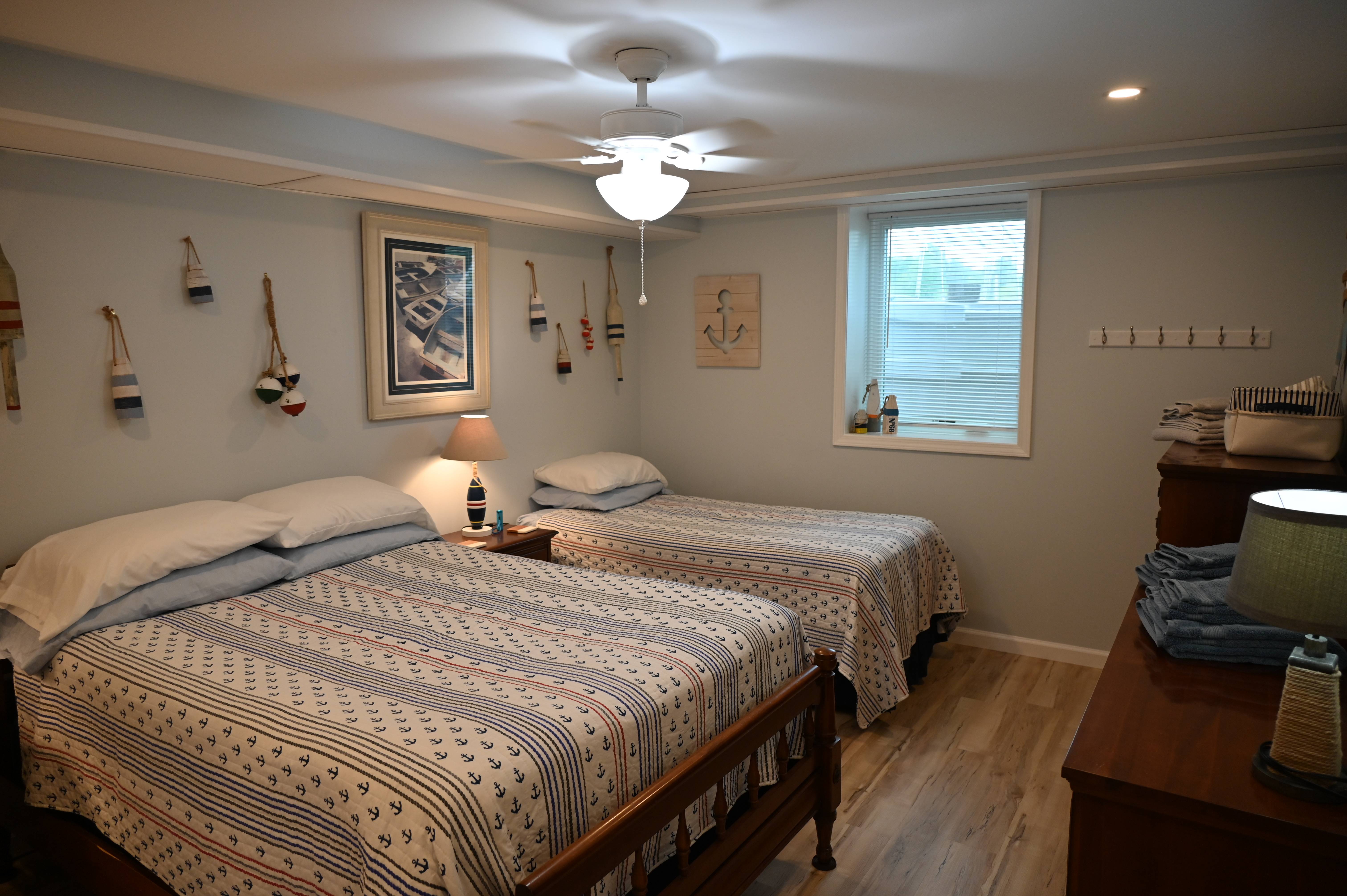 Lower level - Bedroom # 6, full and twin beds